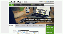 Desktop Screenshot of controlware.com.br